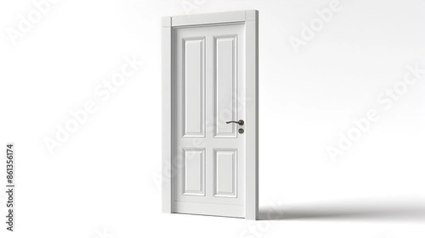 Fototapeta Door against a pristine background