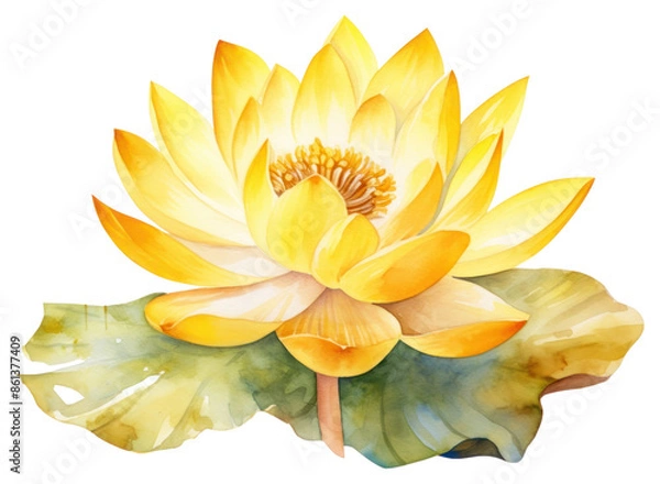 Obraz PNG Flower yellow plant lily.