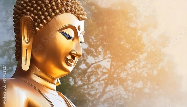 Obraz Big buddha statue in thailand