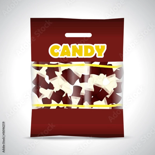 Obraz candy cola bag