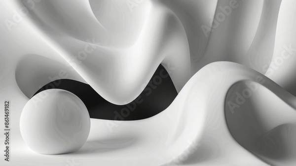 Fototapeta wavy background