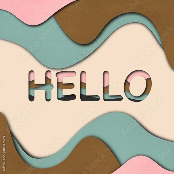 Obraz snail on the beach candy Hello 