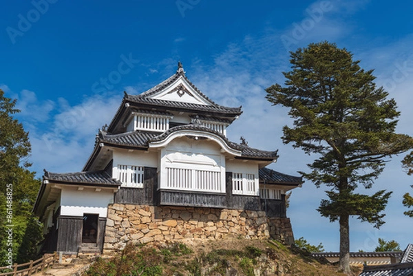Fototapeta 岡山 備中松山城 現存天守