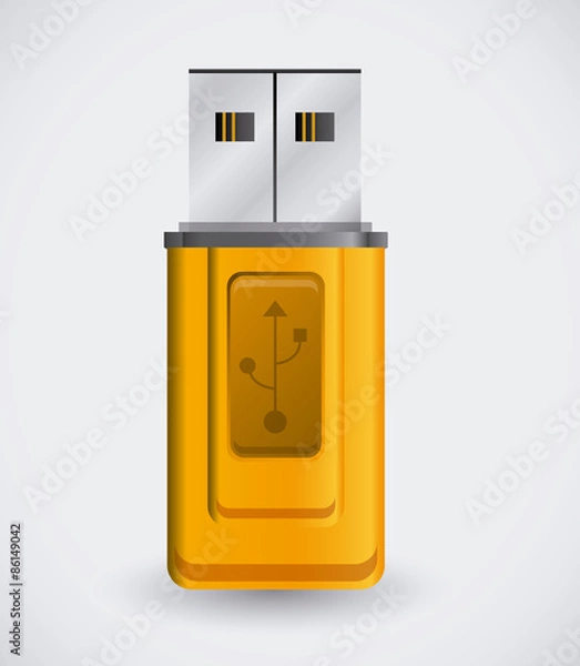 Fototapeta Office supplies design over white background, vector illustratio