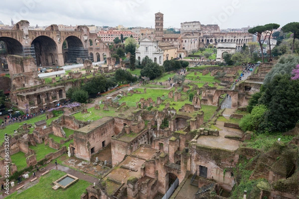 Obraz View from Palatine Hill