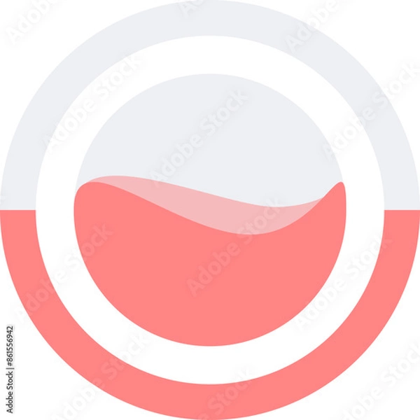 Obraz area graph infographic design
