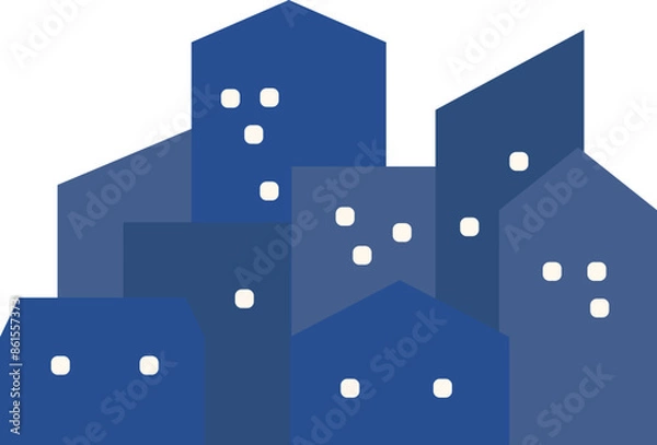 Obraz village background design
