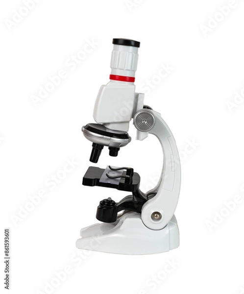 Obraz Microscope on an isolated background