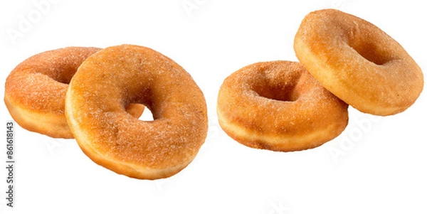 Fototapeta Set of apple cider donuts