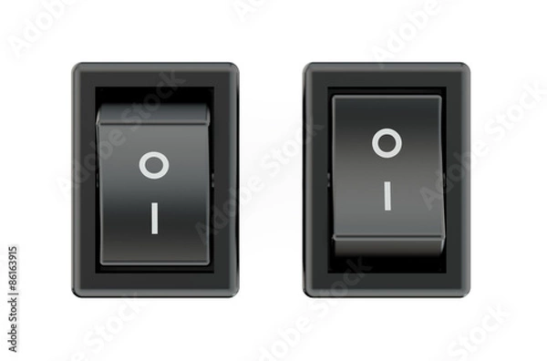 Obraz two black switches