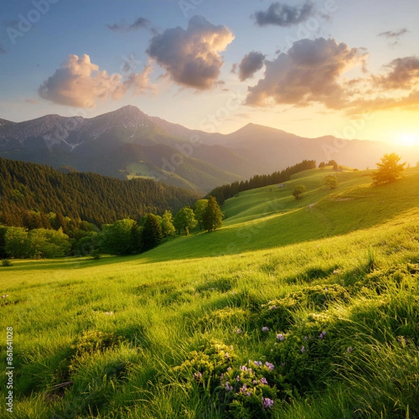 Obraz Idyllic Landscape