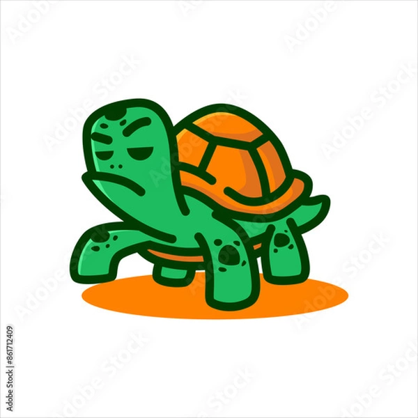Fototapeta tortoise with turtle