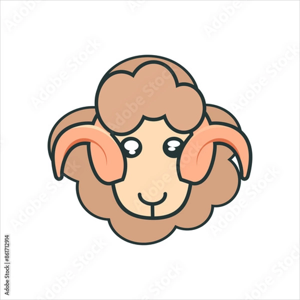 Fototapeta Cute Sheep