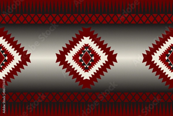 Obraz Decorative vector seamless traditional Design.