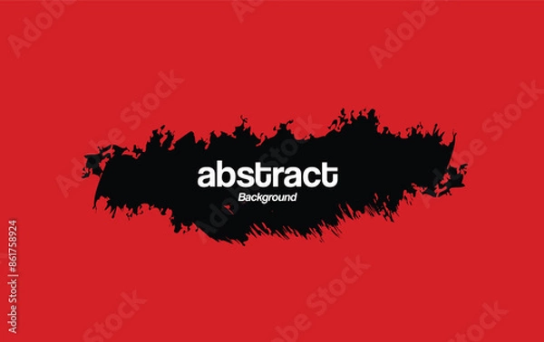 Fototapeta Black and red agrunge bstract texture background.