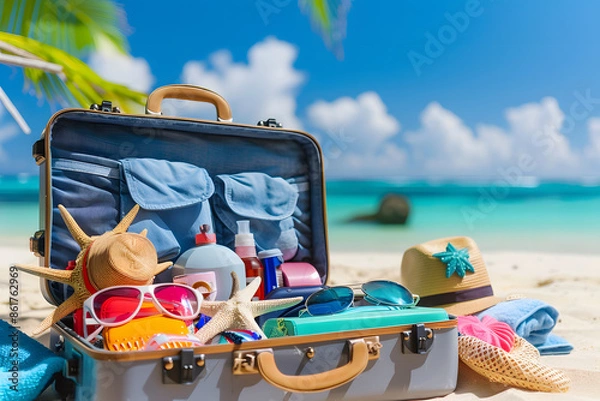 Obraz Packing for a Beach Holidays