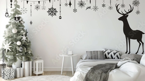 Fototapeta Christmas-themed wall decals