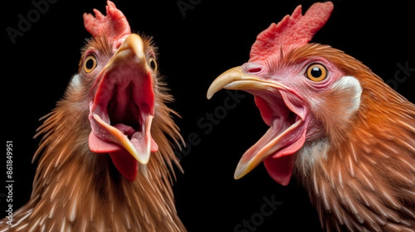 Fototapeta portrait of a rooster