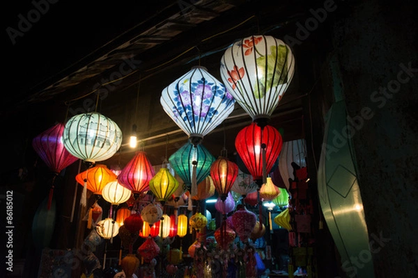 Obraz ホイアンの提灯