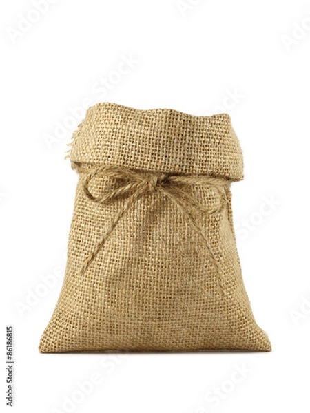 Obraz Sack bag isolated on white background