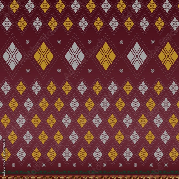 Obraz ancient thai pattern