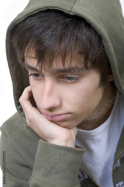 Obraz nastrojowy nastolatek