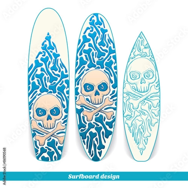 Fototapeta Surfboard Design One