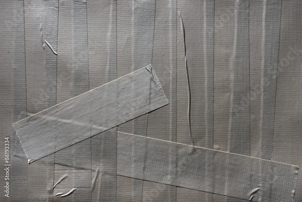 Fototapeta Silver duct tape background