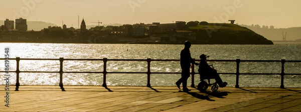 Obraz Mujer en silla de ruedas