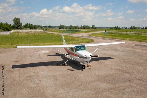 Fototapeta Light plane