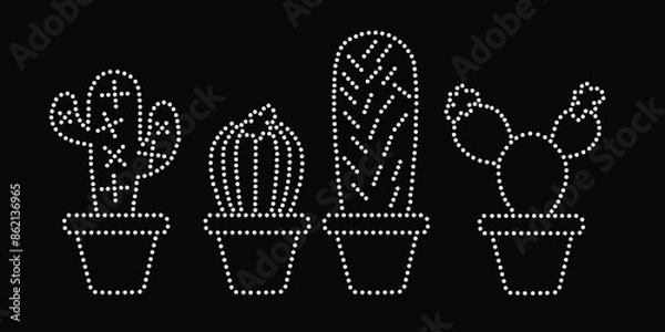 Fototapeta Rhinestone vector flower mushroom Design.