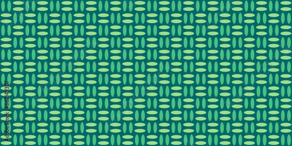 Fototapeta A green patterned background with green and blue squares