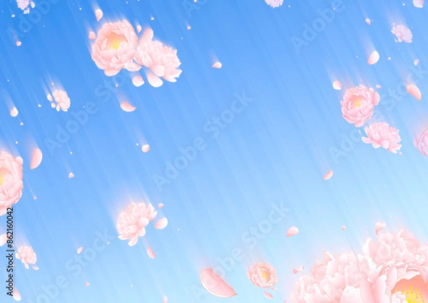 Fototapeta 花と空