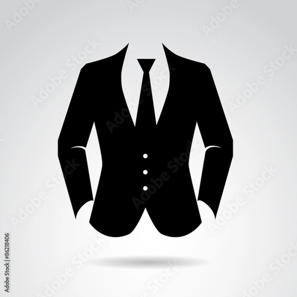 Obraz Gentleman's siut. Vector art.