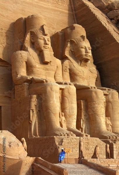 Fototapeta The temple of Abu Simbel in Egypt