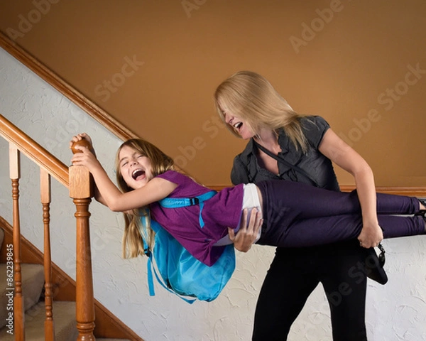 Obraz Student Going Back-to_School Late