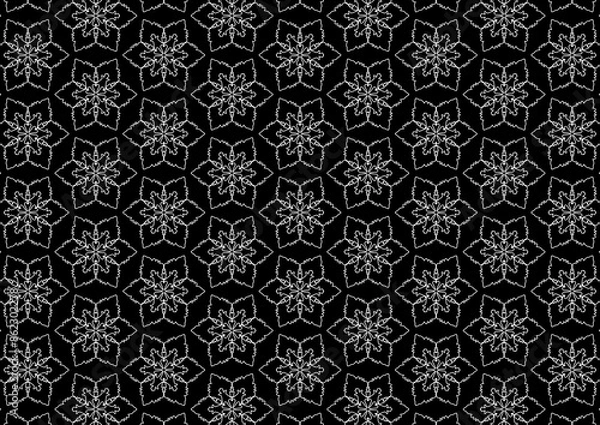 Obraz Background pattern, black lines, lines, background, icon, notebook, vector, symbol, line, design, decoration, cartoon, element, paper, letter, animal, coloring book