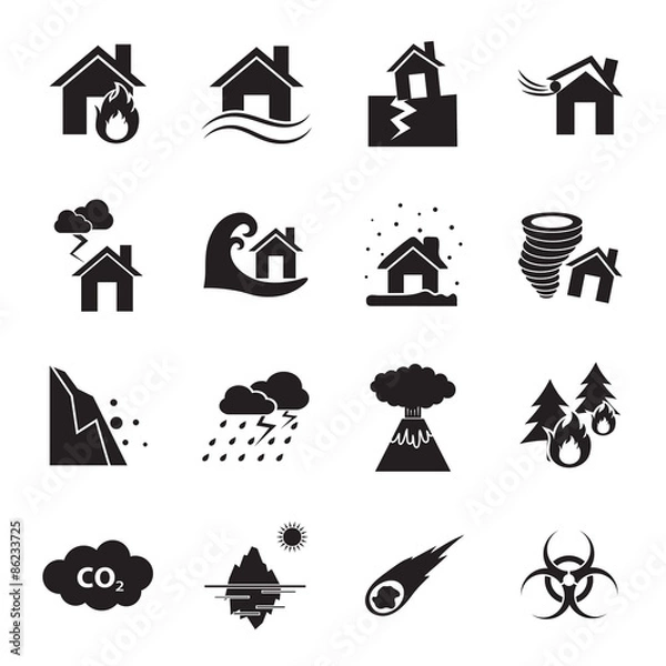 Obraz ikona katastrofy