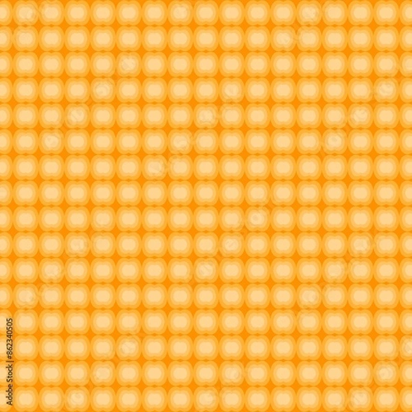 Fototapeta Orange Cirrle Pattern Background 6000x6000px