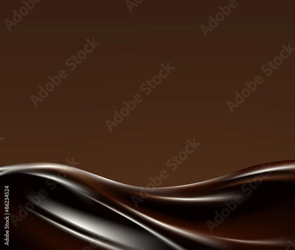 Obraz Dark chocolate wave 