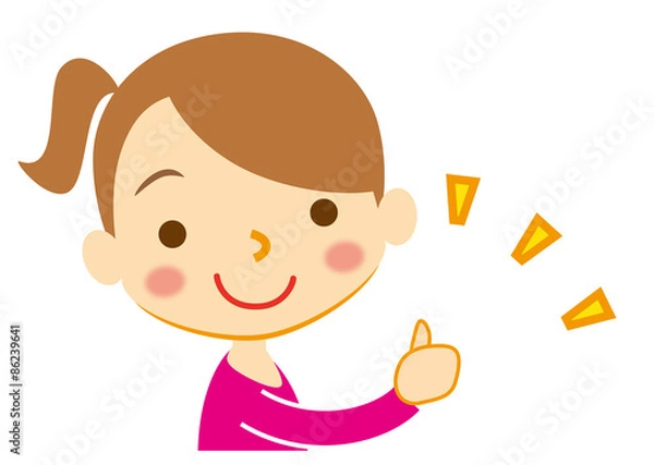 Fototapeta グッド　若い女性