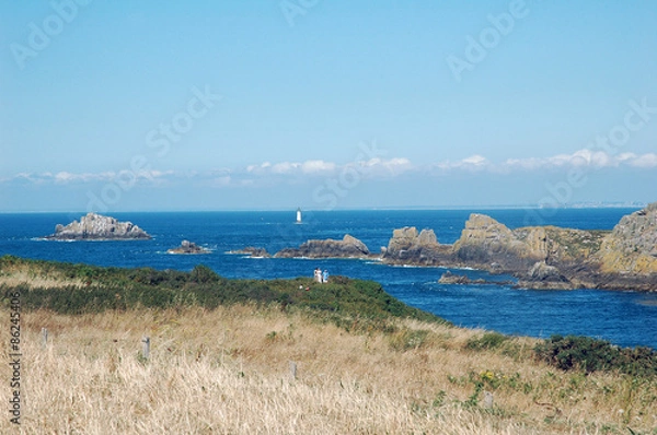 Fototapeta Emerald coast of Bretagne, France