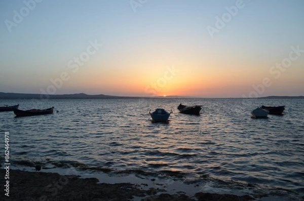 Obraz sunset on the beach