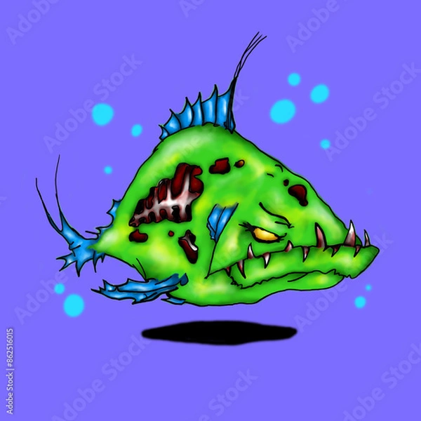 Obraz Zombie Fish