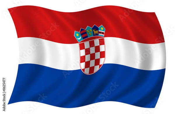 Obraz Kroatien Fahne