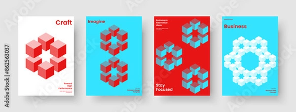 Fototapeta Creative Background Template. Isolated Banner Design. Modern Flyer Layout. Brochure. Book Cover. Report. Business Presentation. Poster. Newsletter. Brand Identity. Pamphlet. Portfolio. Notebook