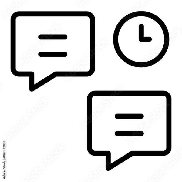 Obraz Instant Vector Line icon design