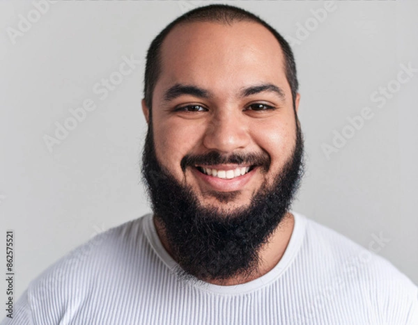 Fototapeta Studio Portrait of Young Handsome Man