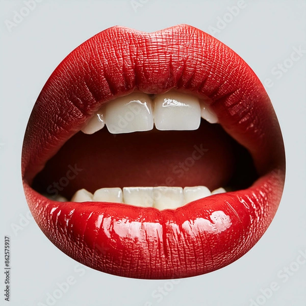 Obraz Czerwone usta kobiety
