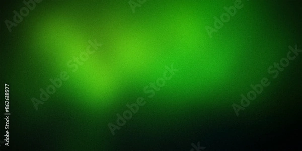 Fototapeta A lush green gradient background with deep forest tones transitioning to a lighter, vibrant green. Ideal for nature-themed designs, eco-friendly projects, and refreshing digital content